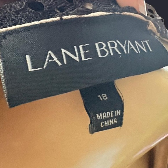 Lane Bryant Black and Gold Midi Dress - Picture 9 of 9